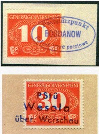 GENERALGOUVERNEMENT 1940 RURAL DELIVERY