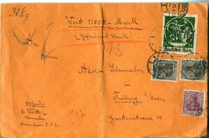 1920 BAVARIA OVERPRINTS (026329)