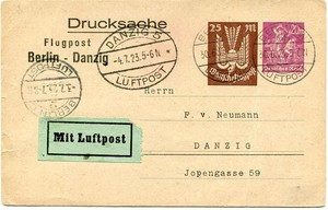 1923 DANZIG FLIGHT (024779)