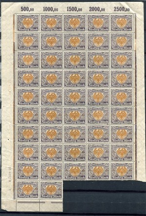 1923 INFLATION EINKOMMENSTEUER (025014)