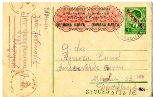 1941 RED OVERPRINT (025654)