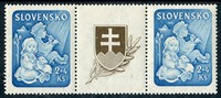 Buy Online - SLOVAKIA, STAMPS, 1944 CHILD WELFARE (024319)