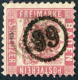 UHRAD-STEMPEL (Postman's Numeral) (019766)